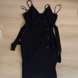 AX Paris Black Asymmetrical Dress